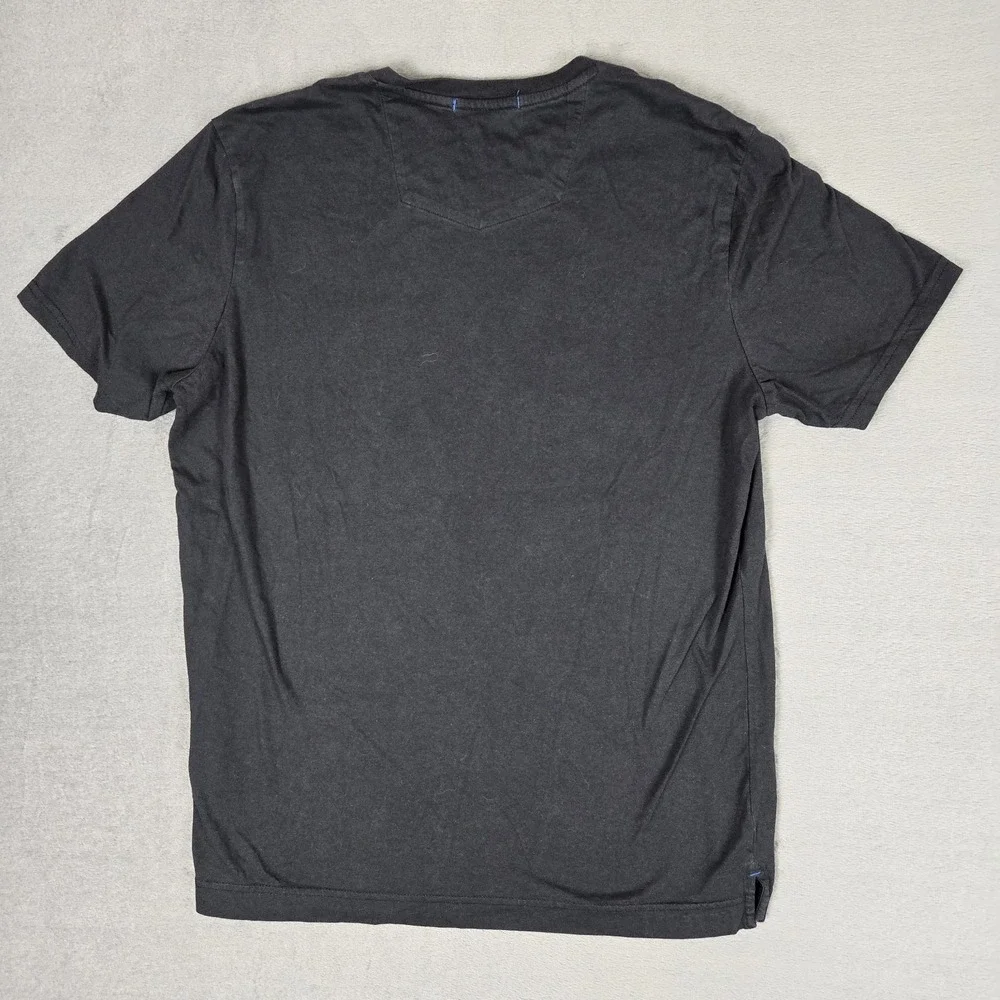 Robert Graham T-Shirt Mens XL Black Short Sleeve Skull Crew Neck Pullover Cotton